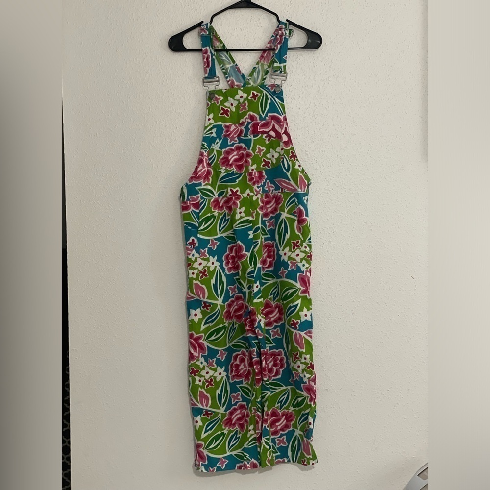 EUC Agapo Overalls Womens Jumpsuit Floral Size Small